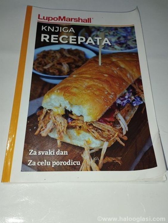 Knjiga recepataLupo Marshall Halo Oglasi