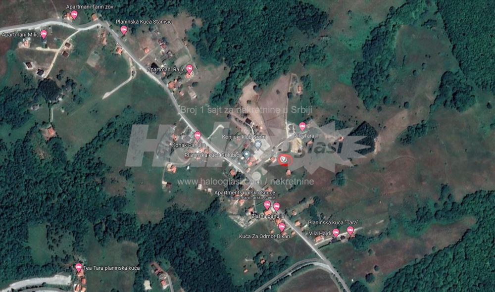 Na prodaju uknjizen, gradjevinski plac na Tari Halo Oglasi