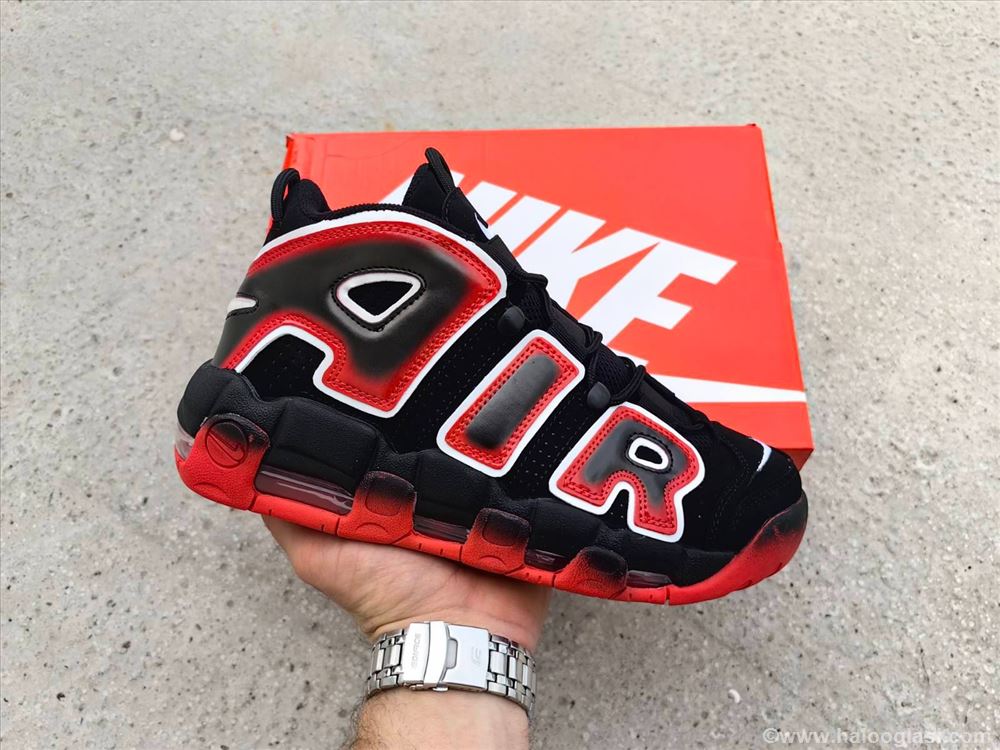 nike uptempo laser crimson