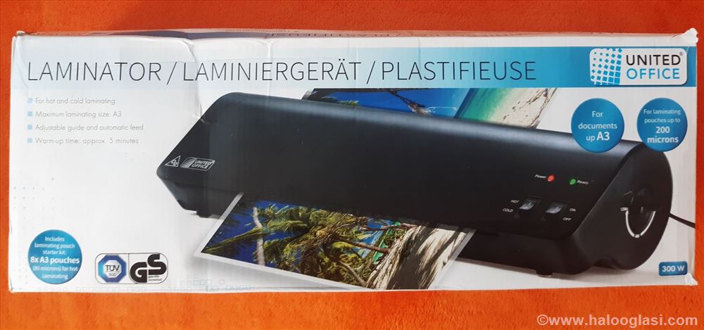 Leitz iLAM Home A3 Laminiergerät, Für 75 bis 125 mic Laminierfolien, 3