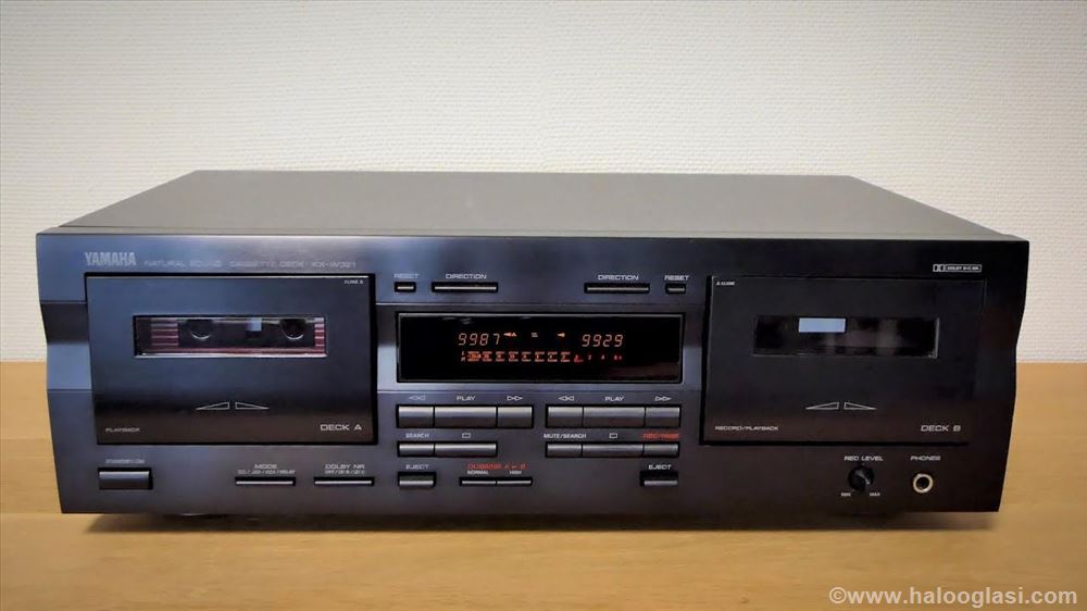 Platine Cassette YAMAHA KX-W592 Double K7 Auto Reverse - Occasion Fonctionnelle