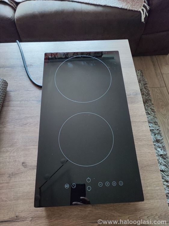 Ugradna ploča sa dve ringle - staklo keramička | Halo Oglasi