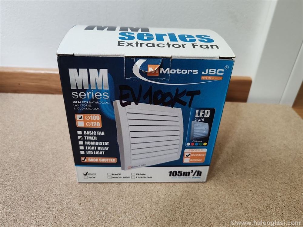 MMotors JSC ventilator za kupatilo 100mm Halo Oglasi