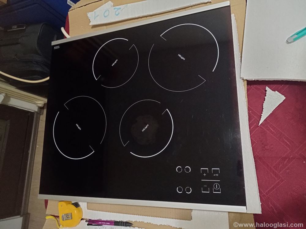 Staklokeramička ugradna ploča šporet sa 4 
