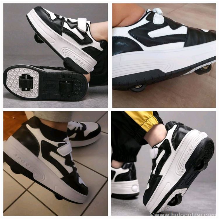 Patike roleri2u1 crnobele,ima brojeva,poruči danas | Halo Oglasi