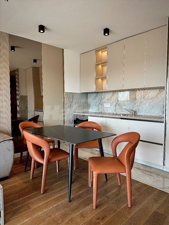 for rent, luxurious, new, furnished apartment with garage — photo