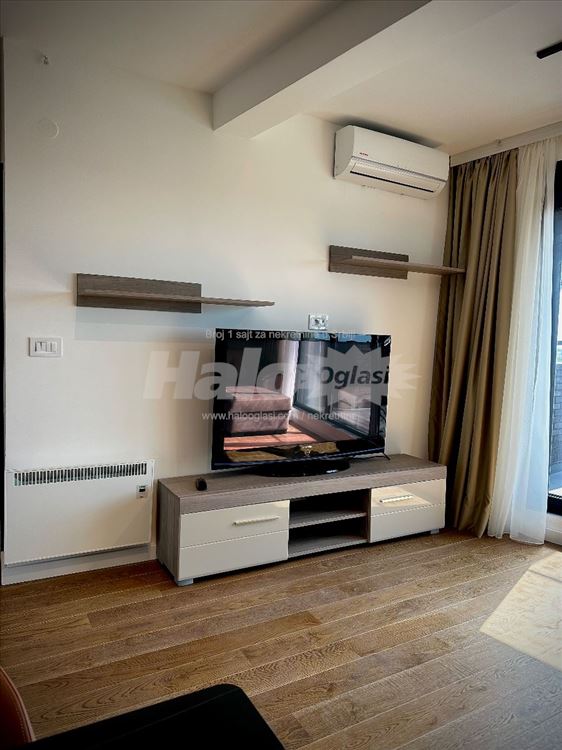 for rent, luxurious, new, furnished apartment with garage — photo