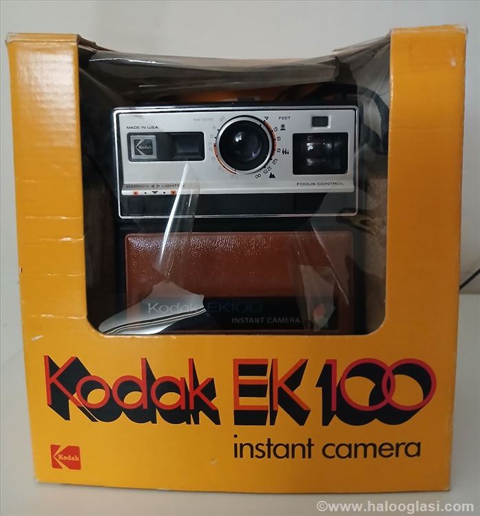 Appareil photo Vintage Kodak EK 100 - Instant Caméra en boite avec notices