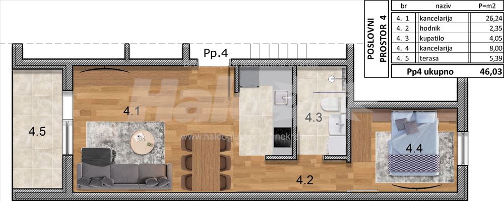 stan 46m2 | Halo Oglasi