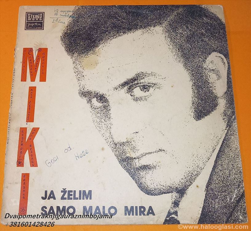 Miki Ja Želim Samo Malo Mira | Halo Oglasi