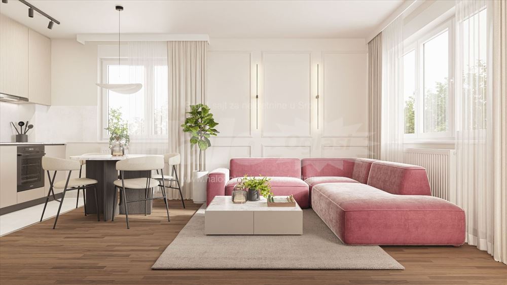 четырёхкомнатная квартира - 75,03 m² (Сокол Ламела 1) — фото