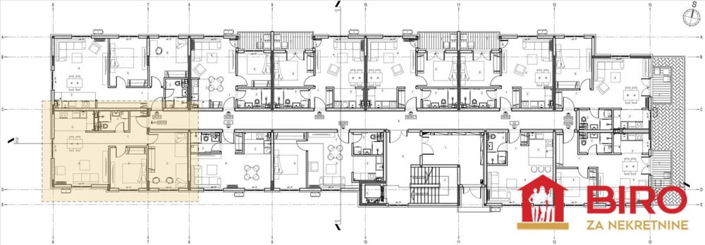 ~~~НОВЫЙ трёхкомнатная квартира 60 m2~~~ — фото