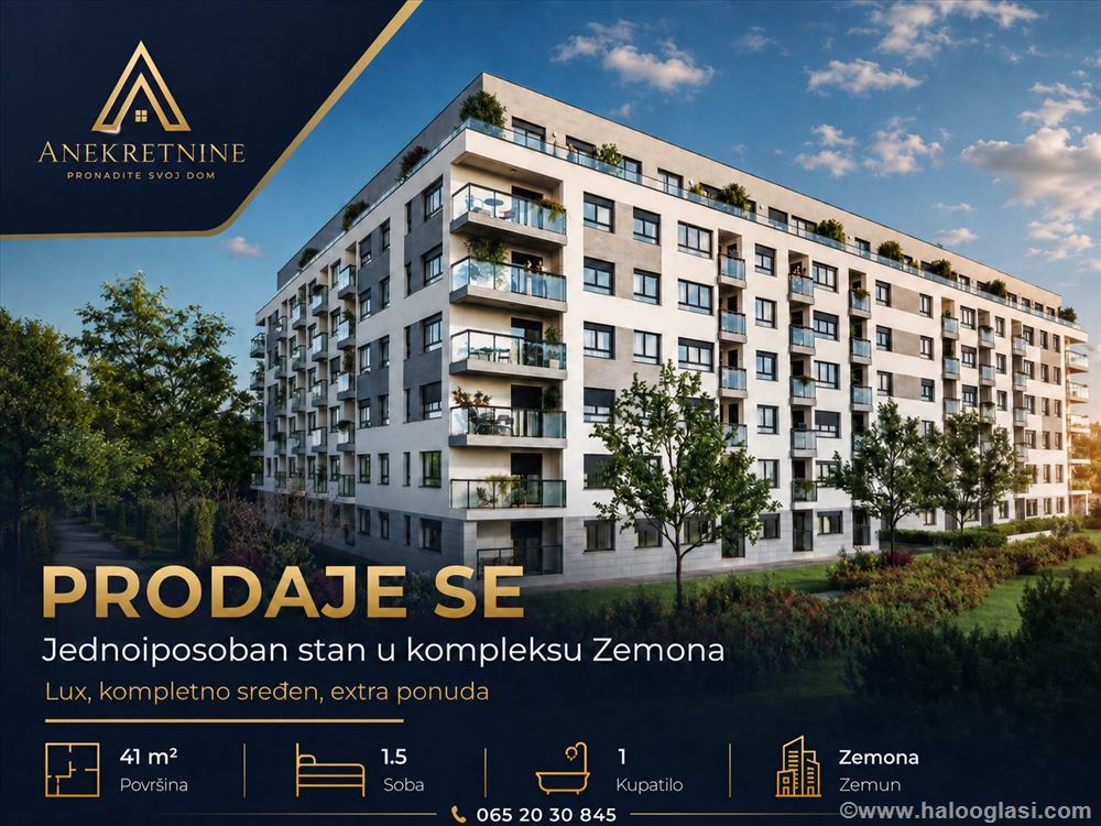ZEMONA Banatska Lux 1.5 Stan 41,50 m² + g.m.