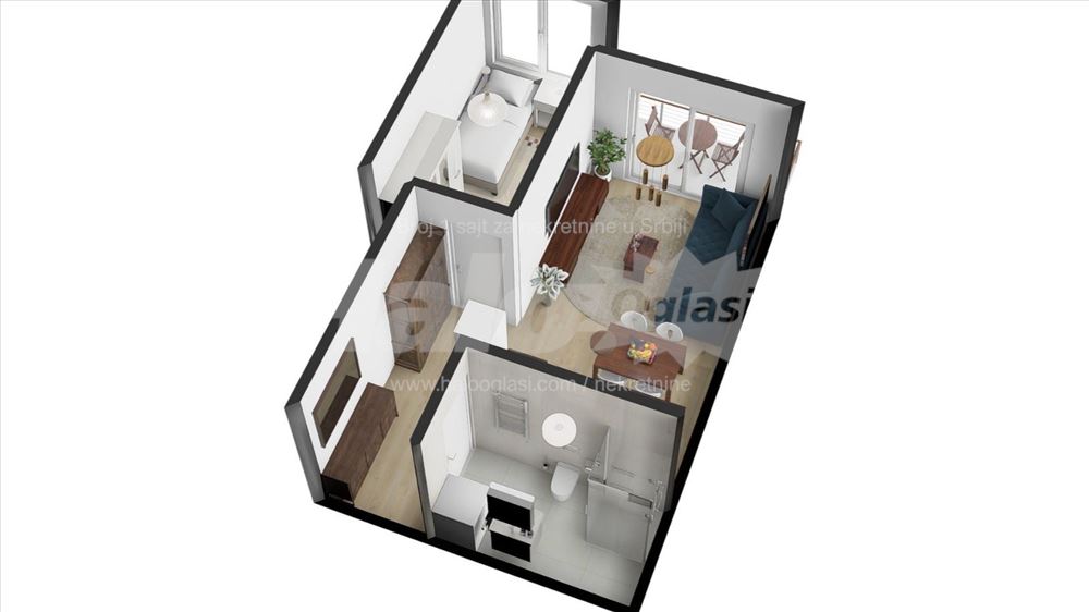 квартира из 40m2, Синджеличева 72, Панчево — фото
