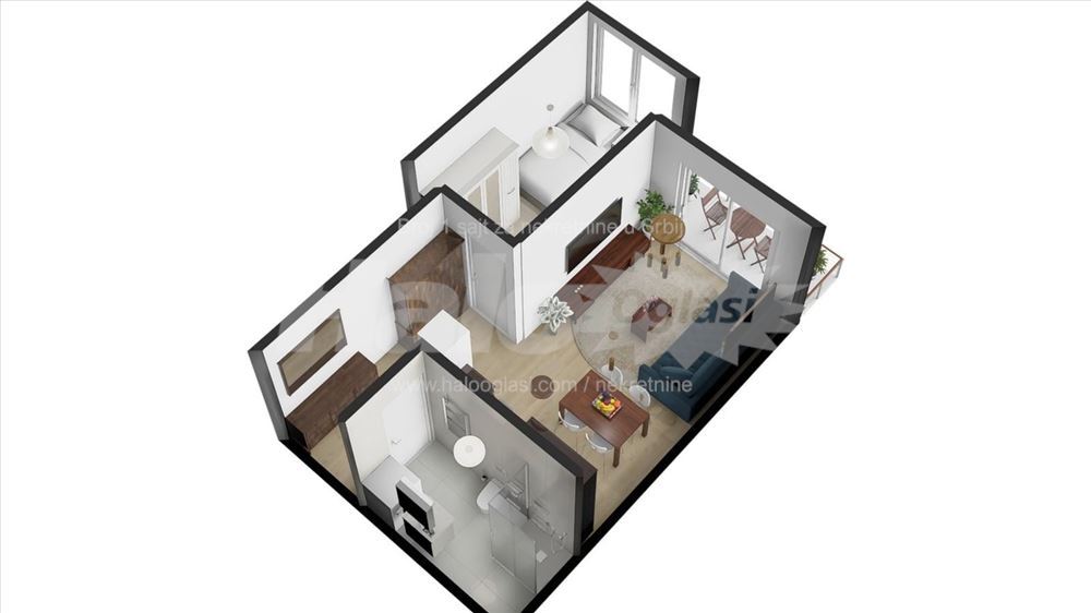 квартира из 40m2, Синджеличева 72, Панчево — фото