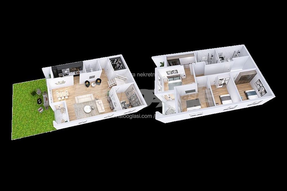 Новый пятикомнатный дом - город Земун Горньи - Duplex — фото
