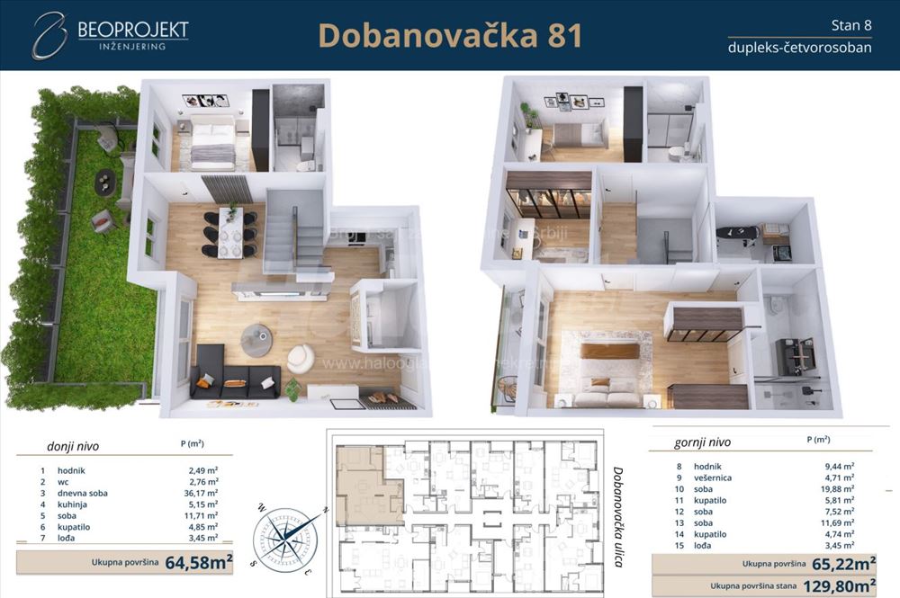 Новый пятикомнатный дом - город Земун Горньи - Duplex — фото