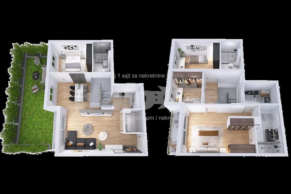 Новый пятикомнатный дом - город Земун Горньи - Duplex — фото