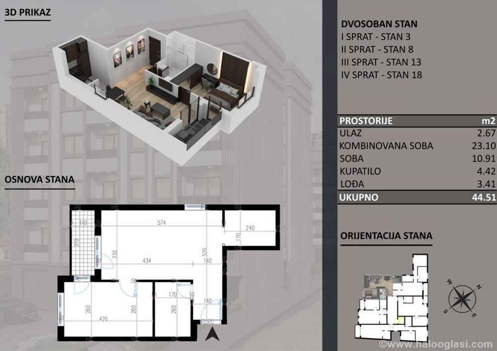 Kaludjerica, across the street Lidla 45 m2, 1st floor — photo